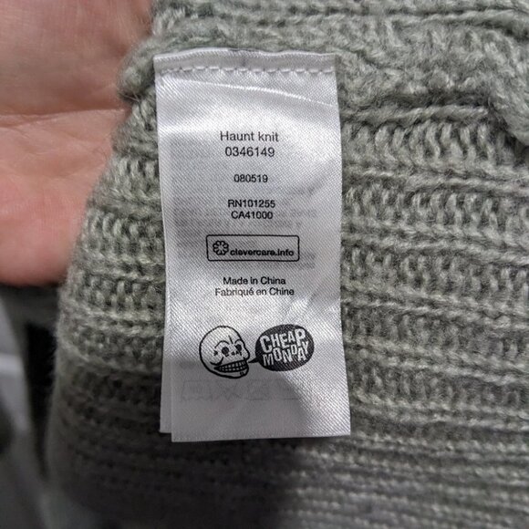 Cheap Monday | Haunt turtleneck sweater in grey - Picture 4 of 11
